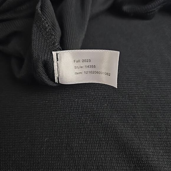 Marine Layer Lexi Rib Fit and Flare Midi Tank Dress Large Black Beach Travel - Picture 12 of 13